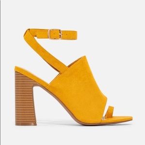 Smooth Renegade Block Heeled Sandal - Golden Spice